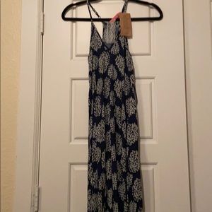 Cinnamon girl Hawaiian maxi dress